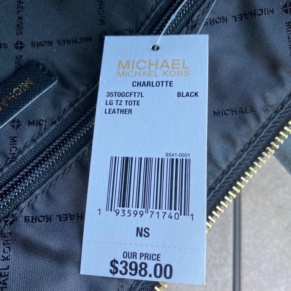 NWT Michael Kors Charlotte Lg Tote & Wallet Set - Picture 5 of 6